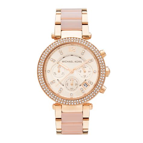 michael kors ladies parker watch mk5896 - rose-gold